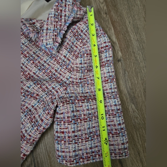Talbots Elegant Multicolor Tweed Jacket - Picture 9 of 10